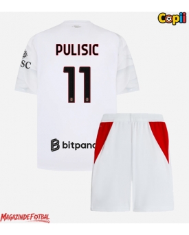 AC Milan Christian Pulisic #11 Echipament de Fotbal Replică 2026-27 Copii Deplasare (+ Șorturi)